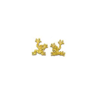 Frog 3/D Small Earrings with Posts  E879DFYPT